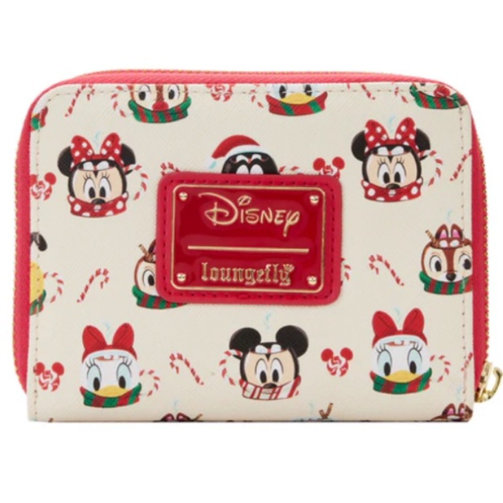 Loungefly Disney Hot Cocoa Mugs Zip Around Wallet‎ Christmas Holiday Winter